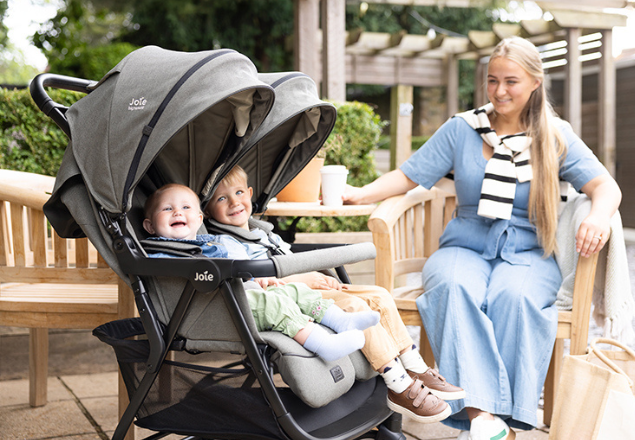 Carucior de gemeni Estrella, 0 luni+, Ebony, Joie